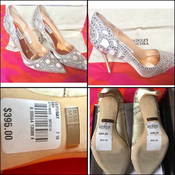 Badgley Mischka Rouge Ivory Pumps - Picture 4 of 5